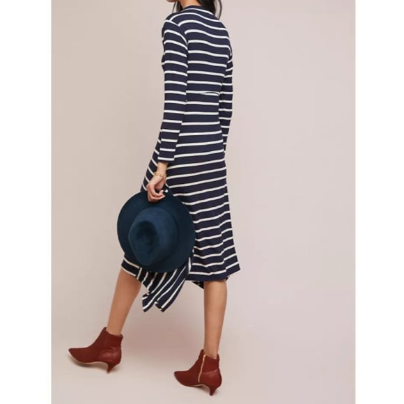 Anthro / Ella Moss Rachel Striped Dress - Picture 3 of 7